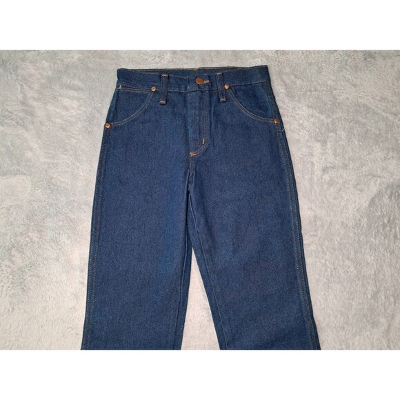 Vintage Wrangler Student Straight Leg Jeans 26x34 Deadstock NWT 70s Made in USA - Picture 4 of 11